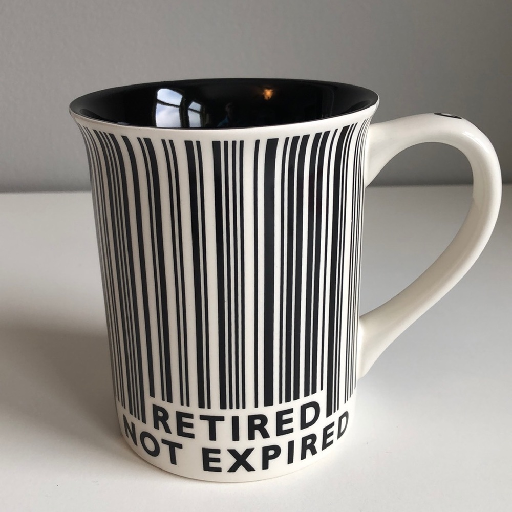 Lorrie Veasey Retired Not Expired Coffee Mug NWT